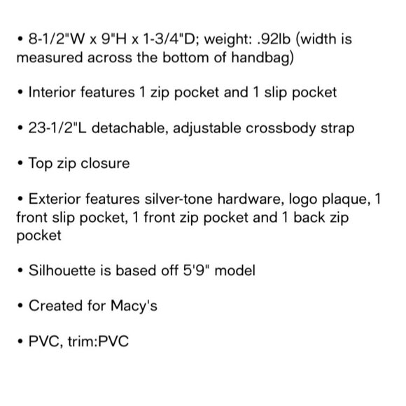 Giani Bernini Saffiano North South Crossbody Black/Brown/Silver NWD - Picture 2 of 4